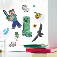 4. Zestaw Naklejek Minecraft (okienne)